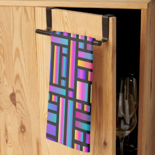 Linge De Cuisine Motif élégant moderne - Mode Tartan géométrique