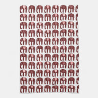 Motif éléphant rose