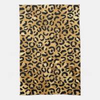Motif Empreinte de léopard sauvage et exotique