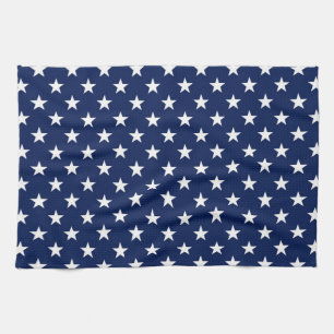 Linge De Cuisine Motif étoiles de drapeau américain bleu marine pat