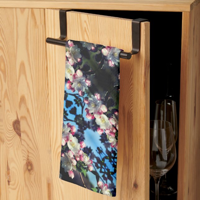 Linge De Cuisine Motif Fleur Fleur Fleur Fleur de Crabelle de Print (Pliage en tiers)