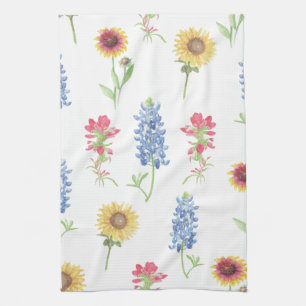 Linge De Cuisine Motif Fleur sauvage du Texas