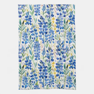 Linge De Cuisine Motif Fleur sauvage du Texas Bluebonnet