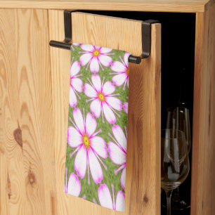 Linge De Cuisine Motif Fleurs Cosmos