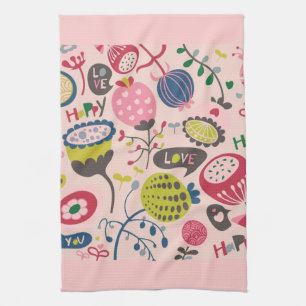 Linge De Cuisine Motif floral