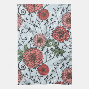 Linge De Cuisine Motif floral 3