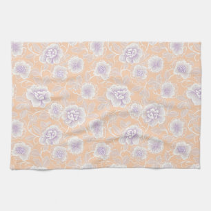 Linge De Cuisine Motif floral avec des couleurs de bracelet et de l