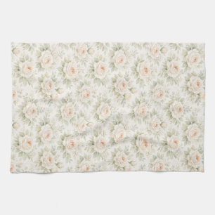 Linge De Cuisine Motif floral de mariage