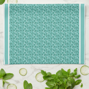 Linge De Cuisine Motif Floral Élégant Rustique