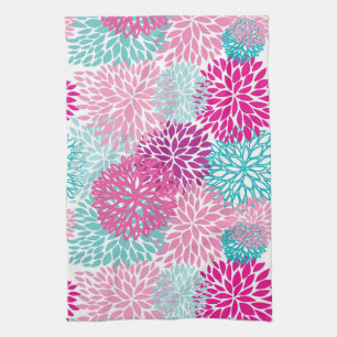 Linge De Cuisine Motif floral lumineux 2