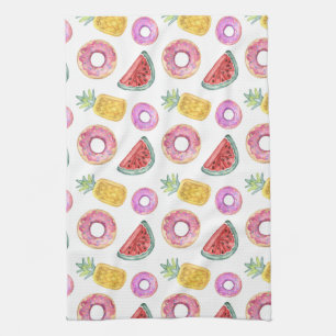 Linge De Cuisine Motif flottant de la piscine d'eau douce Pastel