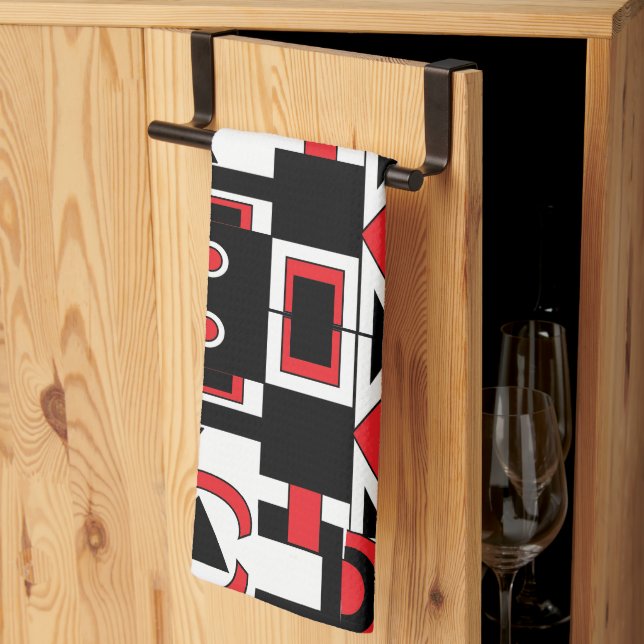 Linge De Cuisine Motif géométrique Abstrait moderne (Pliage en tiers)