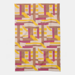 Linge De Cuisine Motif géométrique Art Déco vintage Jazz Pochoir