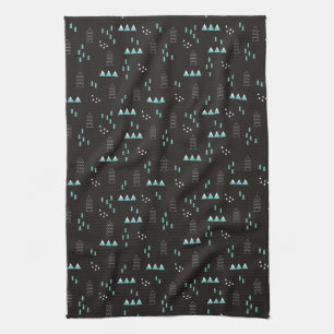 Linge De Cuisine Motif géométrique de nuit du pays des merveilles