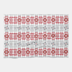 Linge De Cuisine Motif géométrique du soleil du matin letton VIII