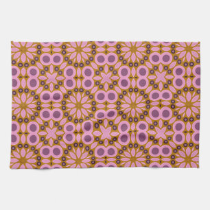 Linge De Cuisine Motif géométrique en mosaïque élégante