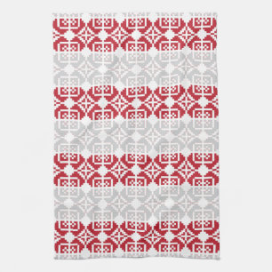 Linge De Cuisine Motif géométrique SUN du matin letton II