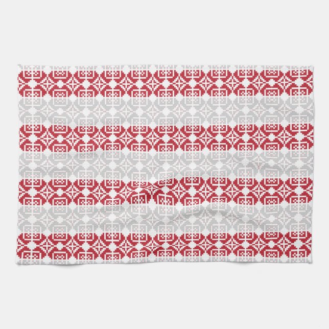 Linge De Cuisine Motif géométrique SUN du matin letton II (Horizontal)