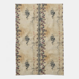 Linge De Cuisine Motif gothique en dentelle rubis victorien (2)