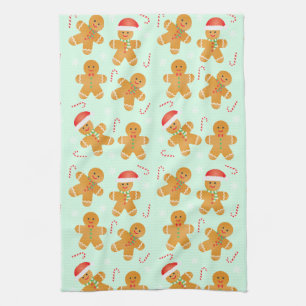 Linge De Cuisine Motif homme en pain d'épices