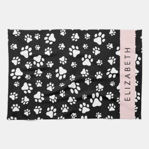 Linge De Cuisine Motif mâle, Patrouilles de chien, Noir et Blanc, V