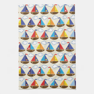 Linge De Cuisine Motif mignon 2 de voilier