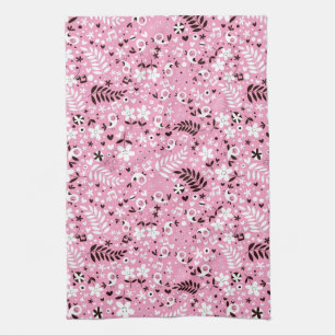 Linge De Cuisine motif mignon de rose d'oiseaux et de fleurs