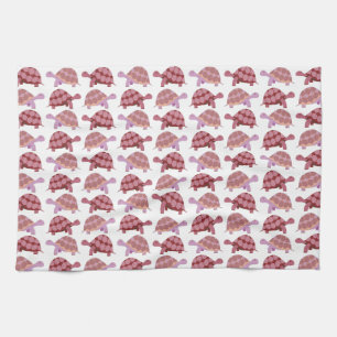 Linge De Cuisine Motif mignon de tortue de bande dessinée