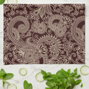 Linge De Cuisine Motif Paisley, Persian Paisley, Oriental Paisley