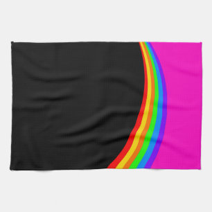 LINGE DE CUISINE MOTIF RAINBOW