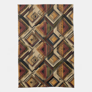 Linge De Cuisine Motif rayure rustique sud-ouest (1)