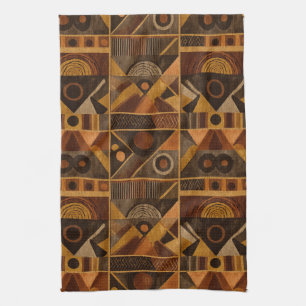 Linge De Cuisine Motif rayure rustique sud-ouest (4)