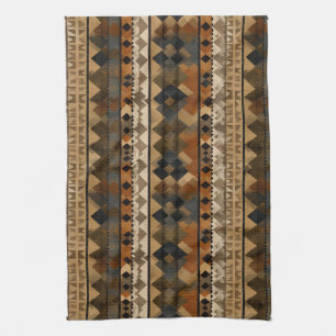 Linge De Cuisine Motif rayure rustique sud-ouest (6)