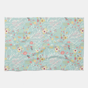 Linge De Cuisine Motif romantique lumineux moderne
