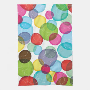 Linge De Cuisine Motif rond 2 d'enfants de bulles