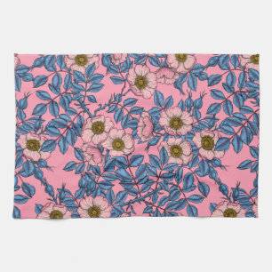 Linge De Cuisine Motif rose de chien