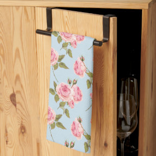 Linge De Cuisine Motif rose et Pois