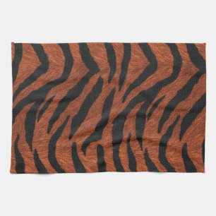 Linge De Cuisine Motif Sauvage Rayure de Tigre