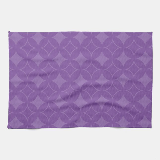 Linge De Cuisine Motif shippo violet (Horizontal)