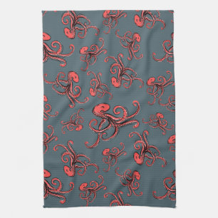 Linge De Cuisine Motif sournois de poulpe