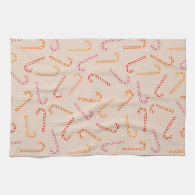 Linge De Cuisine Motif sucre de canne doux (Horizontal)