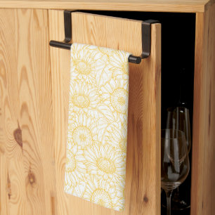 Linge De Cuisine Motif Sunny Sunflower