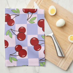 Linge De Cuisine Motif Sweet Red Cherry