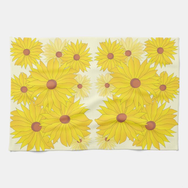 Linge De Cuisine Motif tournesol (Horizontal)