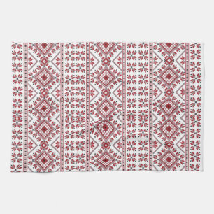 Linge De Cuisine Motif traditionnel, Motif traditionnel roumain T-S