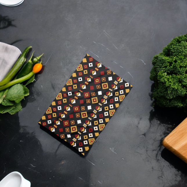 Linge De Cuisine Motif triangulaire géométrique (Kitchen Towel)