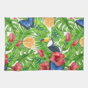 Linge De Cuisine Motif tropical