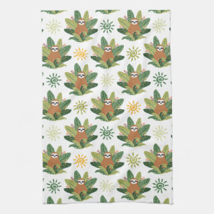 Linge De Cuisine Motif tropical de paresse