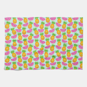 Linge De Cuisine Motif tropical d'été de pinapple et de pastèque