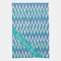 motif turquoise et Amethyst iKat ZigZag